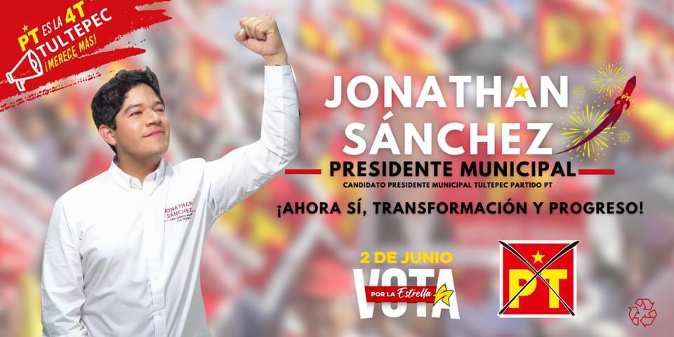 ¡Somos el relevo Generacional!
Soy tu Candidato a Presidente Municipal en Tultepec, Estado de México. 

#AhoraSi La juventud 

@catrina_nortena 
@Claudiashein 
@PTnacionalMX 
@PTedoMexico 
#PT