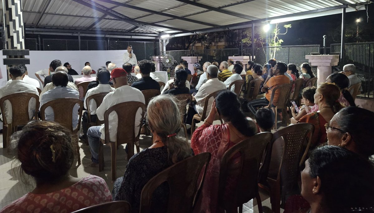 Elaborated on Narendra Modi’s vision of Viksit Bharat 2047 in Ward No. 6 in presence of Manohar Borkar, Babita Naik, Sadanand Naik, Vallabhdas D. Raikar, Dr. Rajendra Hegde, Mr. Vinod Naik, Mr. KP Angle, Mr. Kiran Naik, Mr. P.P. Naik, Mr Verlekar, Mr Bandodkar & others.@BJP4Goa