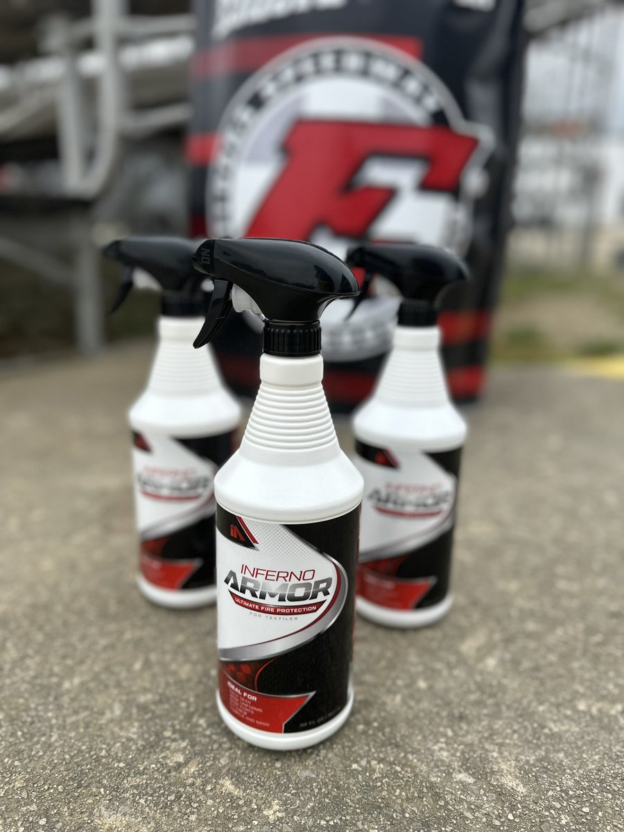 ♨️ THE LATEST GEAR BAG ESSENTIAL ♨️ Save on shipping and shop trackside this weekend at Eldora Speedway! We have cases or individual bottles available for purchase. #UltimateFireProtection #SprayIA
