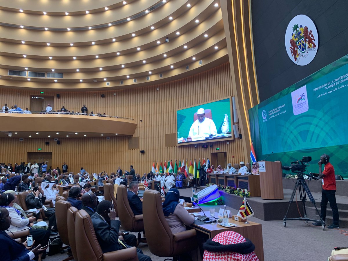 At the OIC Heads of State Summit in Banjul to meet with government leaders and multilateral organizations. We are also continuing our engagement with civil society organizations, religious leaders, and the government in The Gambia.