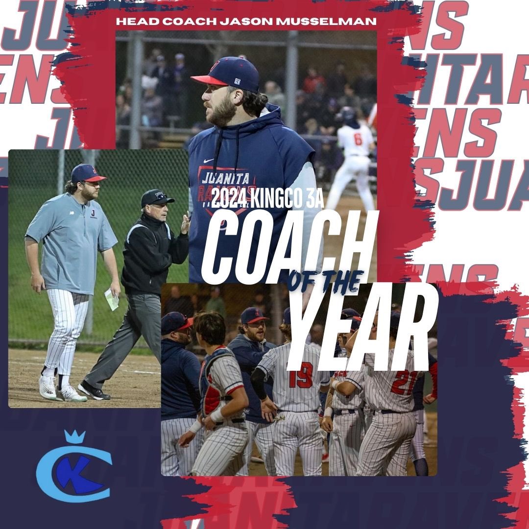 That’s our Skipper!🫡

Coach Jason Musselman is your Kingco 3A Coach of The Year!

#GoRavens