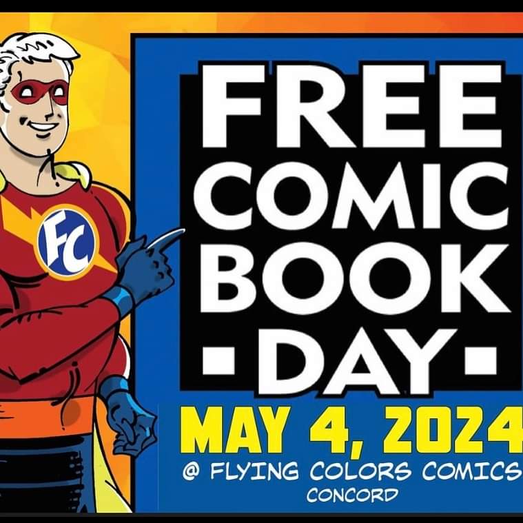 I'll be at Flying Colors Comics & Other Cool Stuff in concord starting at 2!