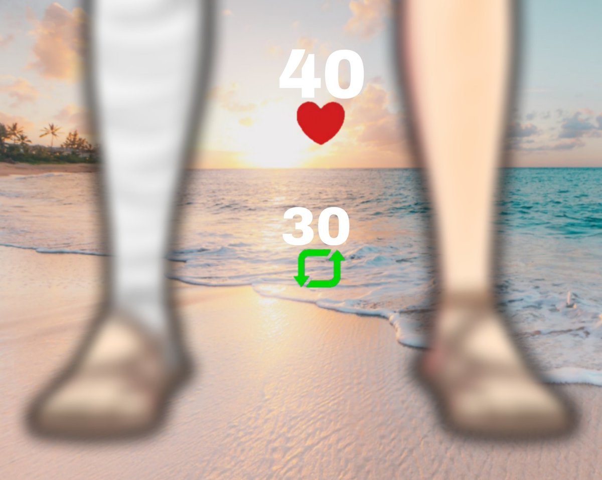 TangOrangutan's tweet image. Alright you sickos. Let's try something a little fun.

I dunno how to gauge interest in these things so we'll start out easy.

At 40 ♥️s and 30 🔃s I'll reveal my model's feet.

(If this actually works IS2FG)