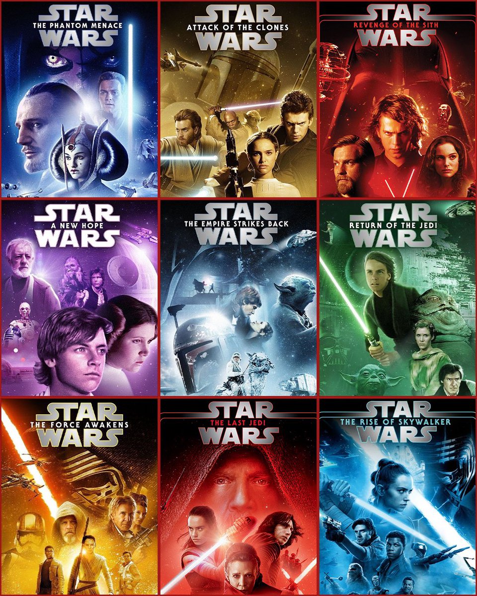 Choose one Star Wars film from each trilogy…