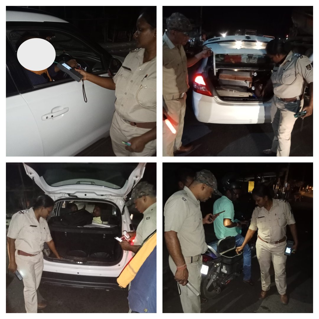 Enforcement against Drunken Drive and Blocking under Lakhanpur PS.