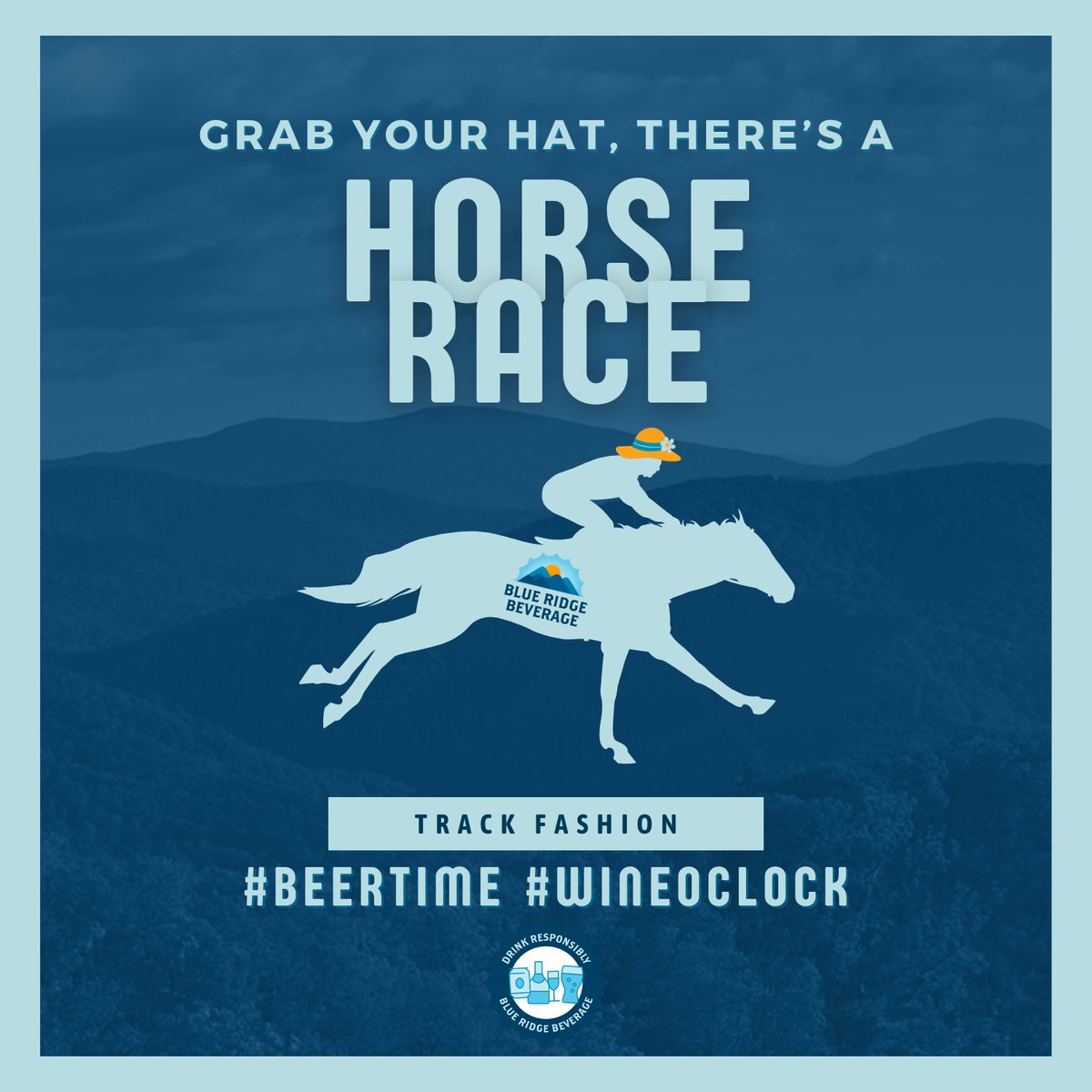 BlueRidgeBev's tweet image. Whether you favor an ice-cold lager or a robust Bordeaux blend, one thing&apos;s for sure - the race day festivities call for big hats and even bigger sips. 👒🍺🍷 Raise your adventurous glass and gallop into race day celebrations!

#EnjoyResponsibly #TrackFashion #FancyHats #RaceDay