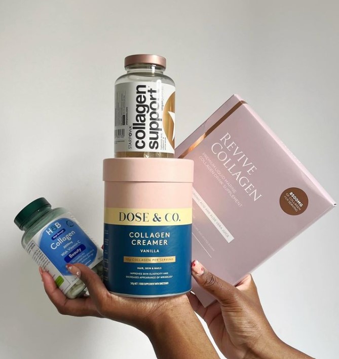 Discover the power of collagen supplements. 🌟💪 @holland_barrett have a wide range of collagen products, all of which unlock a world of wellness benefits. Enhance the health of your hair, skin and nails, support joint health and boost your metabolism! ✨
