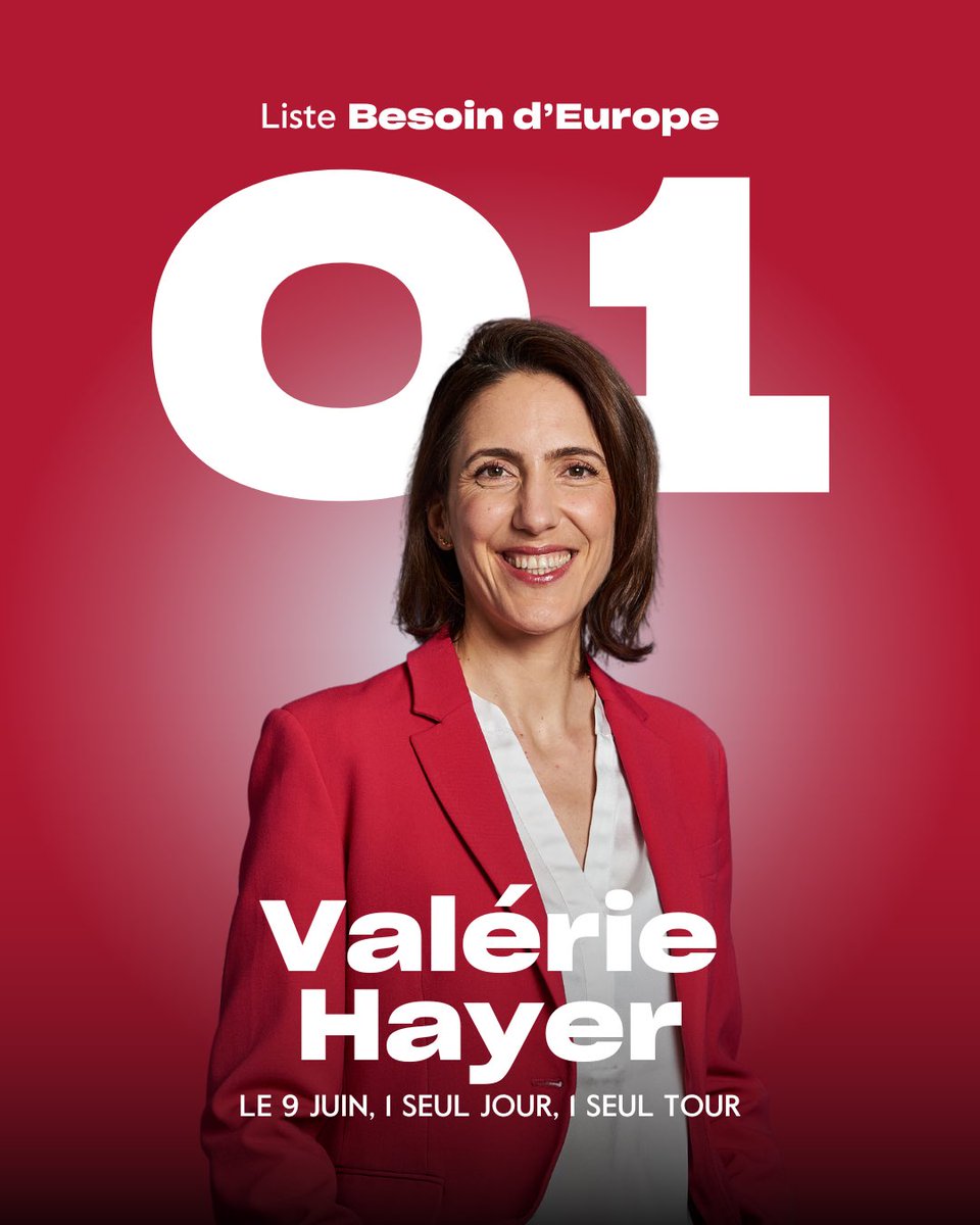 🧵Ce sont les 5 premiers de notre liste Besoin d’Europe, découvrez-les. 1️⃣Spécialiste des questions budgétaires, présidente du groupe @RenewEurope, @ValerieHayer porte depuis 2 mois notre ambition d’une 🇪🇺 puissance.