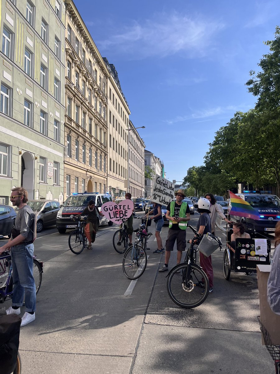 Gestern #Gürtelbikeride. Heute #Gürtelliebe. @RadelnForFuture @GuertelLiebe