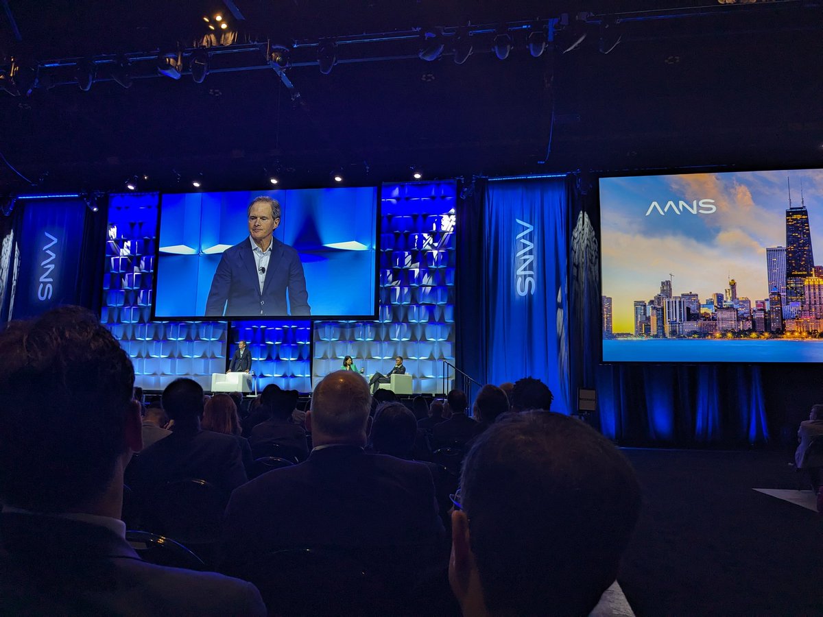 Powerful Presidential Address from @AANS_President reminding us of the power of humility and the importance of seeking the betterment of others! 

Proud that he's an alum of @umichneuro!

#AANS2024 #WhatMatters