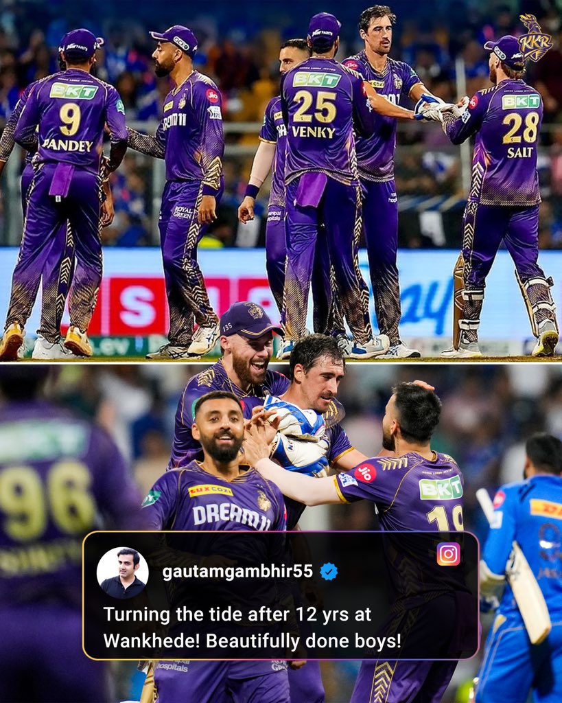 He was there then, he is here now! 🫡 Our Guru Gambhir!