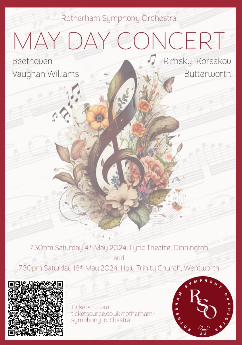 #mayday #concert #livemusic #concert #orchestralmusic #rotherhamiswonderful #musicislife #dinnington #thelark #VaughanWilliams #classicfm #HallOfFame #Butterworth #beethoven #rimskykorsakov #mayday #maythe4thbewithyou #spring2024