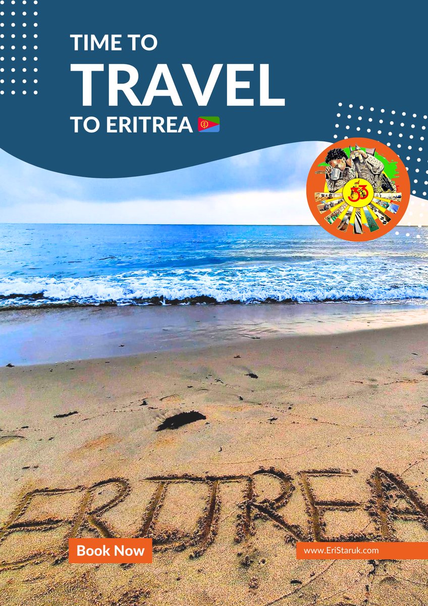 Hey! Have you booked your Travel to #Eritrea this ጉNበT?

At EriStarukMedia if we did Do Corporate Group Travel to #Eritrea 🇪🇷, You would never miss our Ads። 

But Sadky We’re Not in the #TravelBusiness. 

Our #Site is about, Telling the Story of this beautiful land. 

Happy