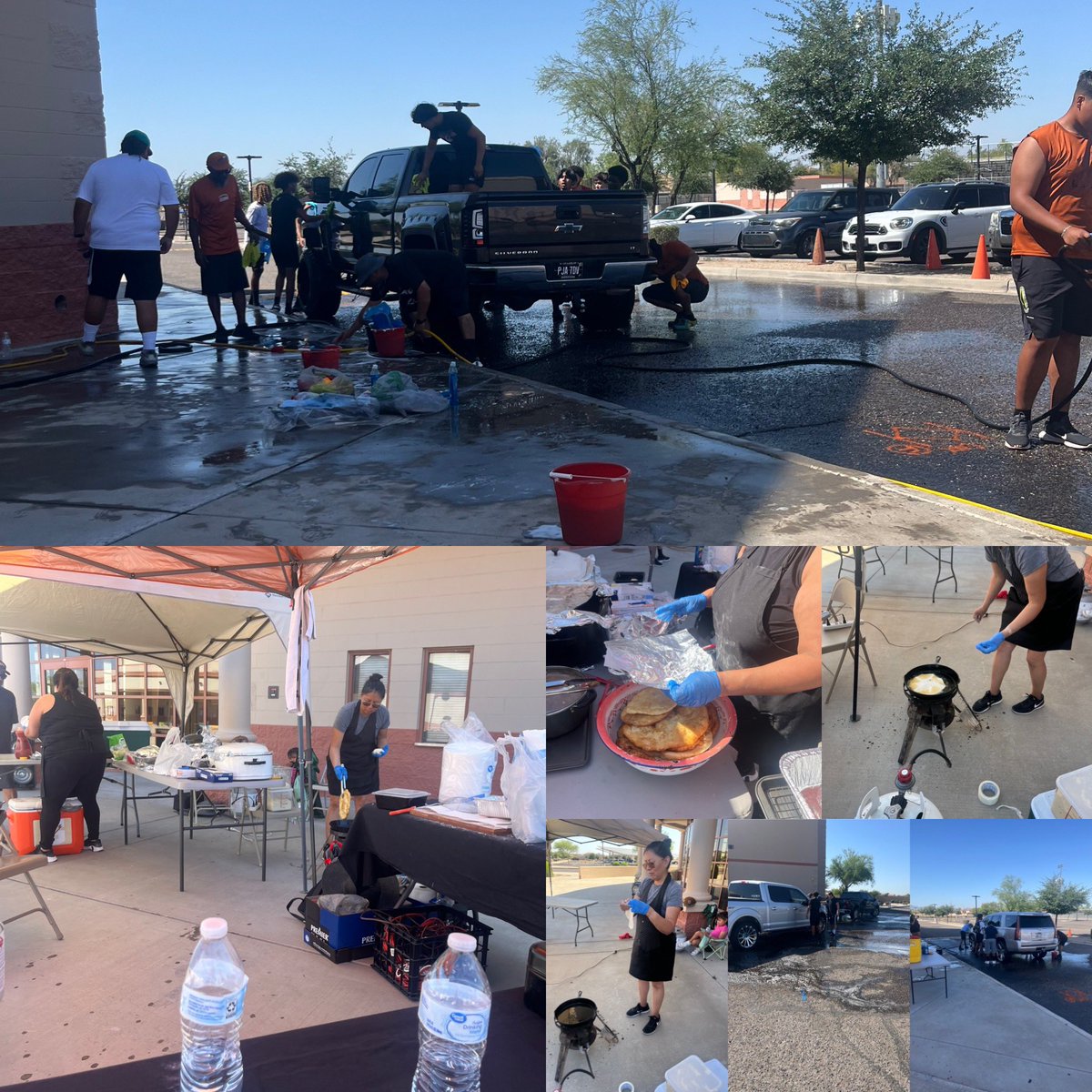 Here till 11:00 maybe longer!!!!TACOS are ready and cooking!Come get Car Wash and music !!Copper Canyon high @coppercanyon_aztecs @copperjag @ccaztec @aztecstugo @tuhsd214 9126 West Camelback Road Glendale, AZ 85305 United States