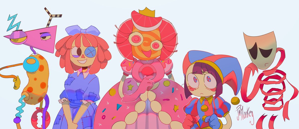 GIRLS TEAM
#TheAmazingDigitalCircus 
#theamazingdigitalcircusfanart