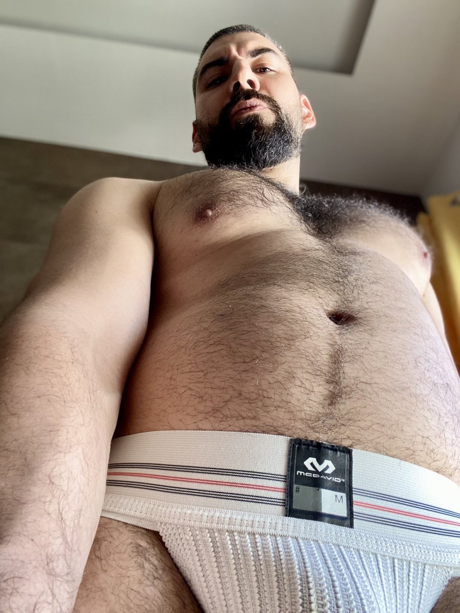 HamedRaiddXXX's tweet photo. RT to reveal your first orders from the #SHEIK. 

#gayarab #beefy #beardedmen #hairyarab #nips #nippleplay #pecs #hairychest #jock #muscle #jockstrap #musky https://t.co/yDH2KNX7eP