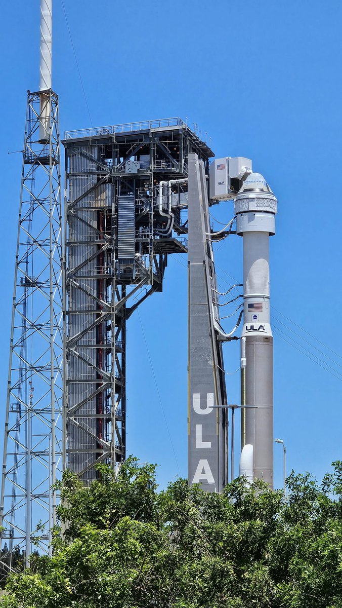 El Atlas V y la cápsula CST-100 Starliner ya están en posición para recibir astronautas por primera vez

⌛️Ajustad calendarios el lanzamiento será el lunes a las 22:34 hora de Cabo Cañaveral