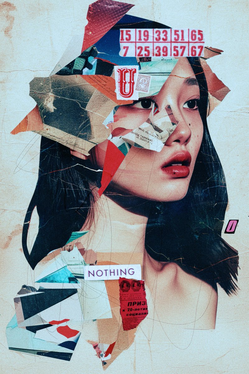 GM! Slammer by @lowbrownative. Always love seeing Lowbrow's digital abstract collages. Edition collected via @exchgART.