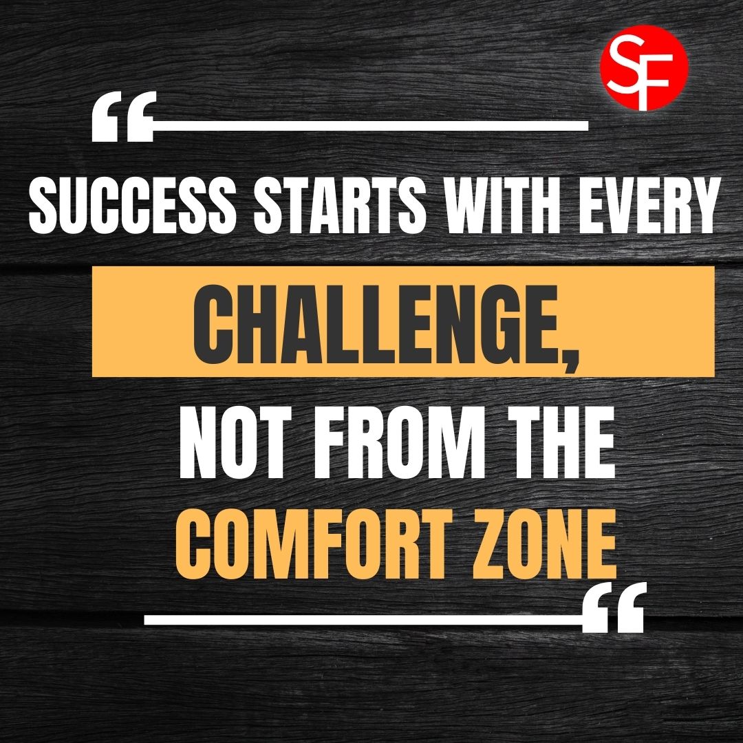 Success begins with embracing challenges, not staying in the comfort zone. Step out, take risks, and watch yourself grow! 💪 #SuccessMindset #ChallengeYourself #Success #Challenges #Staffactory #USA