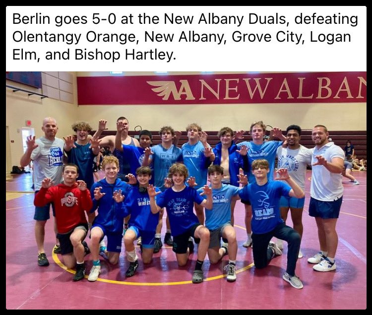 Berlin Wrestling (@obhswrestling) on Twitter photo 