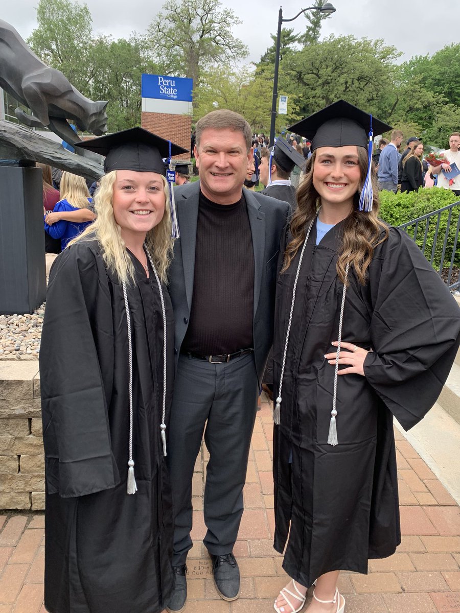 Congratulations to Maddy and Sam on their graduation from Peru State today! Proud of you and we wish you the best of luck!