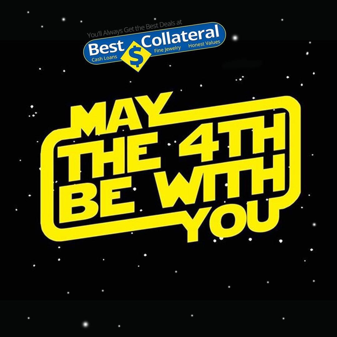 If you know us, you know EVERY DAY is Star Wars Day at Oakland Best Collateral! May the 4th be with you!   #pawnshop #oakland #sanfrancisco #bestcollateral #maythe4thbewithyou #starwarsday #happystarwarsday