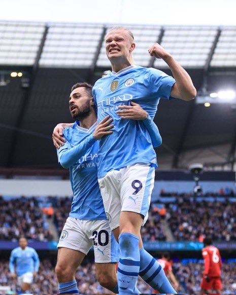 Erling Haaland in the Premier League this season: • 28 matches • 24 goals • 5 assists in 28 matches #MCIWOL