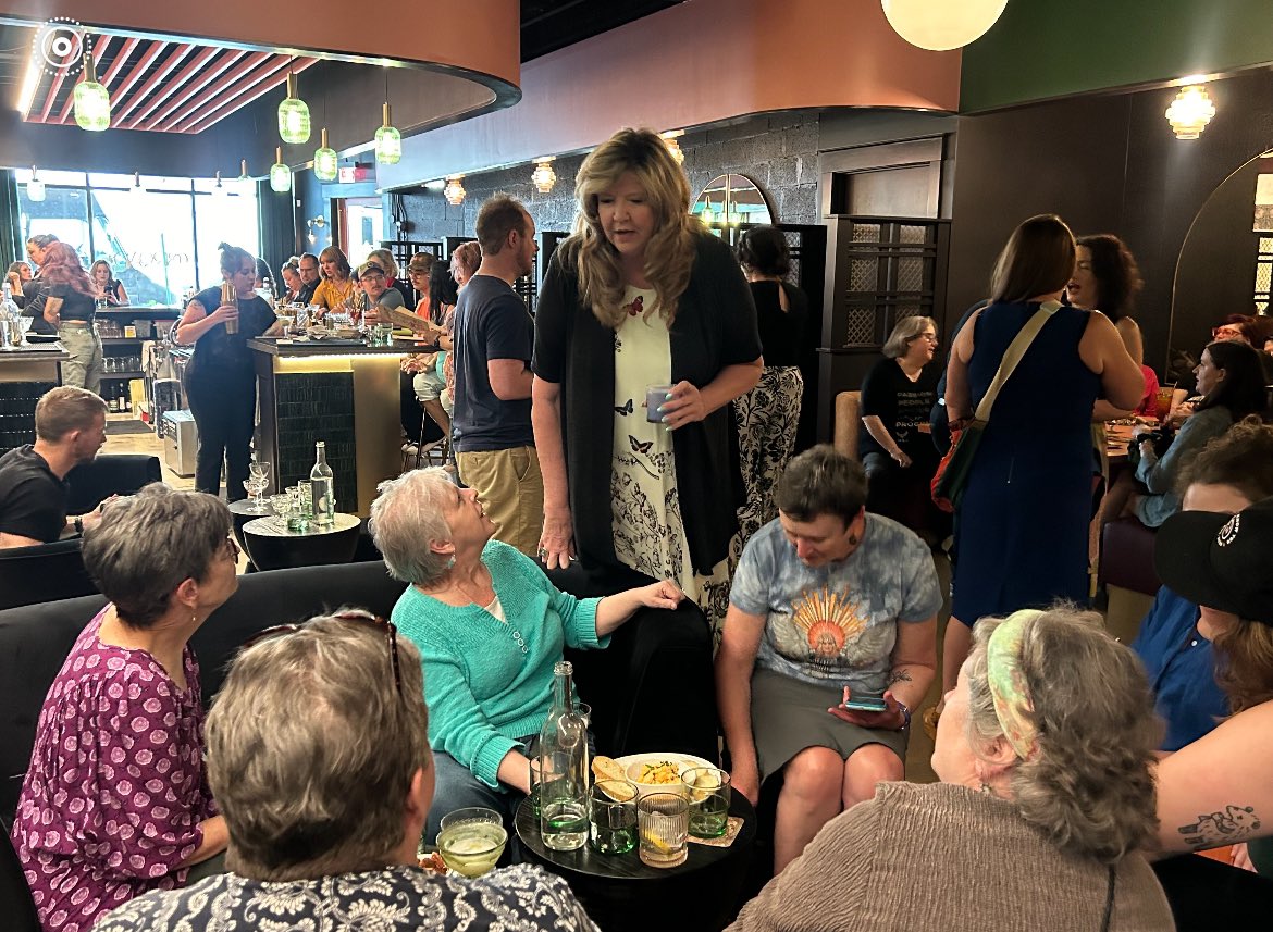 Y’all last night was magic! We were overwhelmed by the turnout for our surprise happy hour with @VoteGloriaJ! But we should not have been surprised, Tennesseans are READY for change!