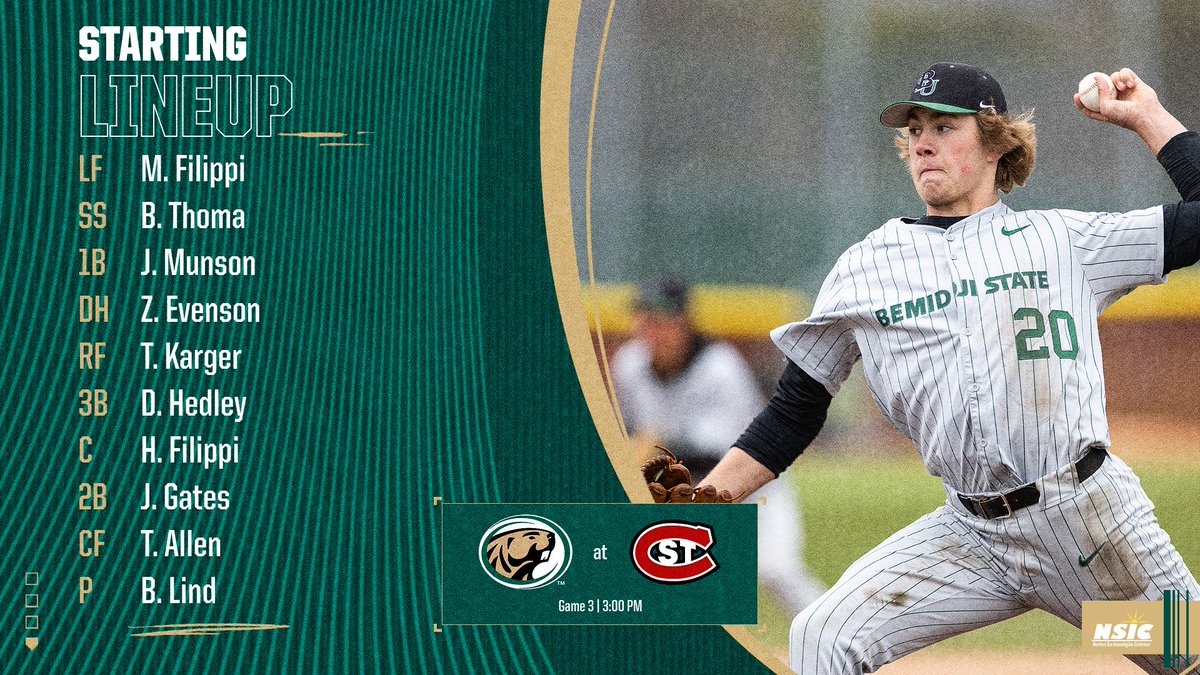 Wrapping up the series with the Huskies! First pitch at 3pm!

🖥 NSICNetwork.com/bsubeavers
📈 scsuhuskies.com/sidearmstats/b…

#GoBeavers #BeaverTerritory