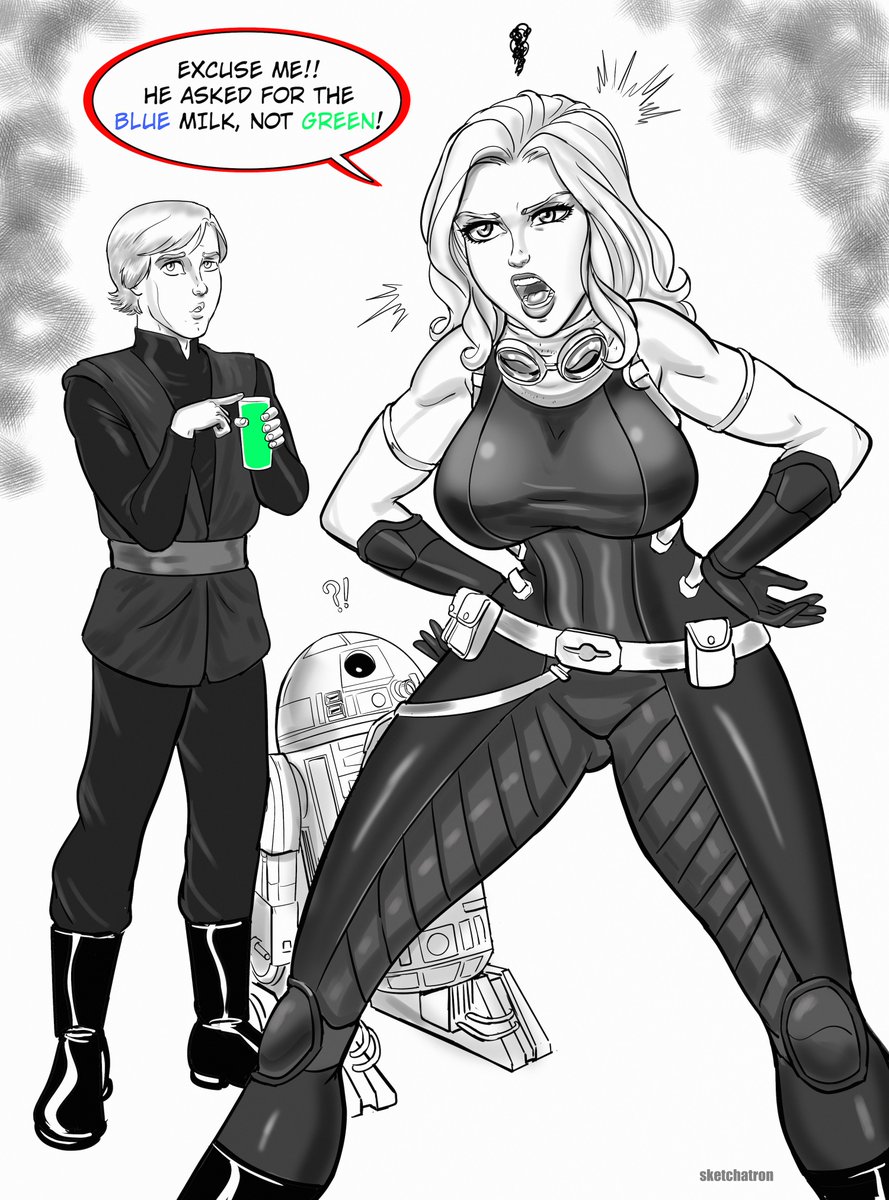 Mara Jade and Luke cm that's appropriate for May 4th
#lukeskywalker  #marajade  #Maythe4thBeWithYou #starwars