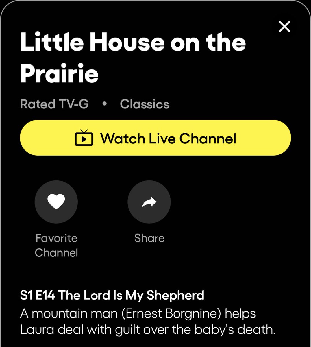 #NowPlaying on @PlutoTV #littlehouseontheprairie channel is one of my all time favorites from season 1.