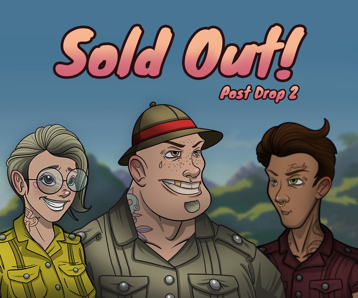 🎉 Explorers Post Drop 2 is SOLD OUT! 🎉 Thank you to everyone who minted and if you didn't get a chance stay tuned for Post Drop 3. 🎙️ Join our Mint out party at 3PM EST: twitter.com/i/spaces/1BRJj…