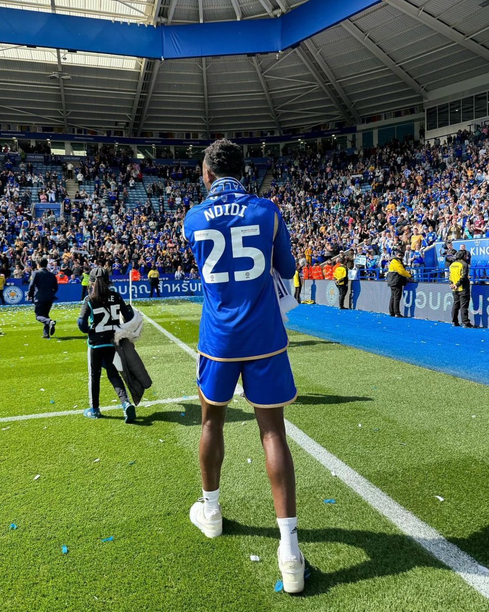 Leicester have won the Championship.

Congratulations to Ndidi and Iheanacho.