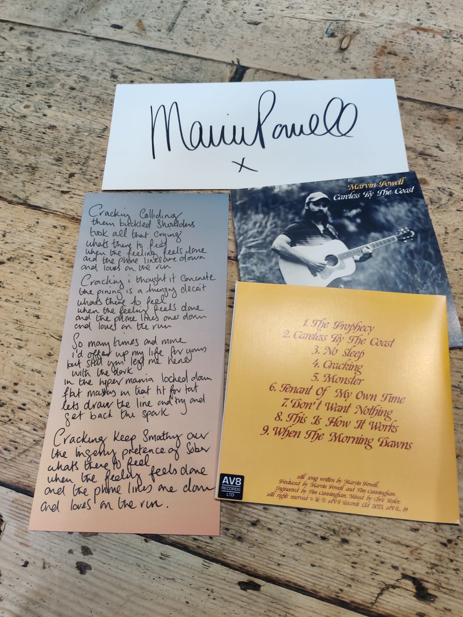 A few Marvin Powell cds left in the AV8 shop. A beautiful album by a beautiful man. @marvpowellmusic av8records.co.uk