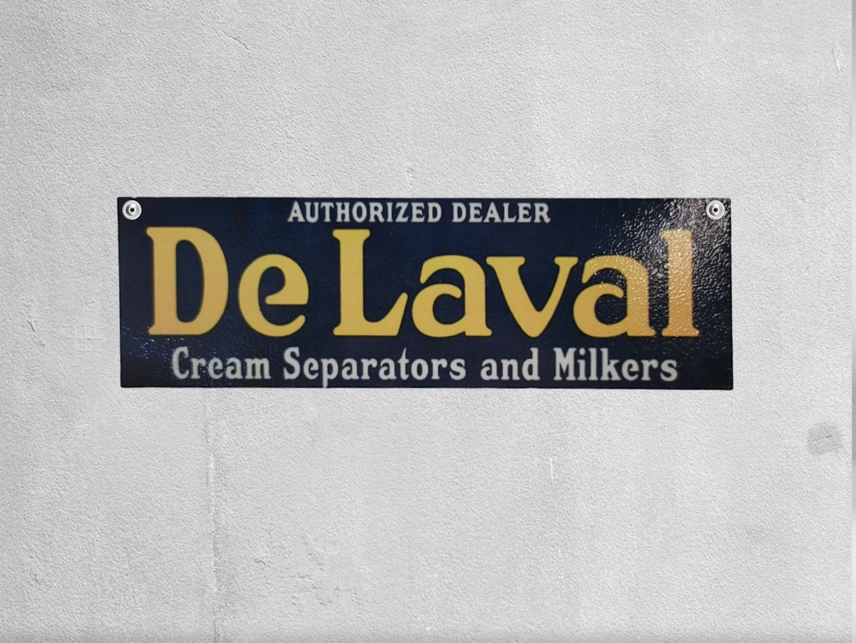 De Laval Farm Sign Cream Separators and Milkers tuppu.net/26dc2090 #Etsy #kitchenconnection #FarmHouseDecor