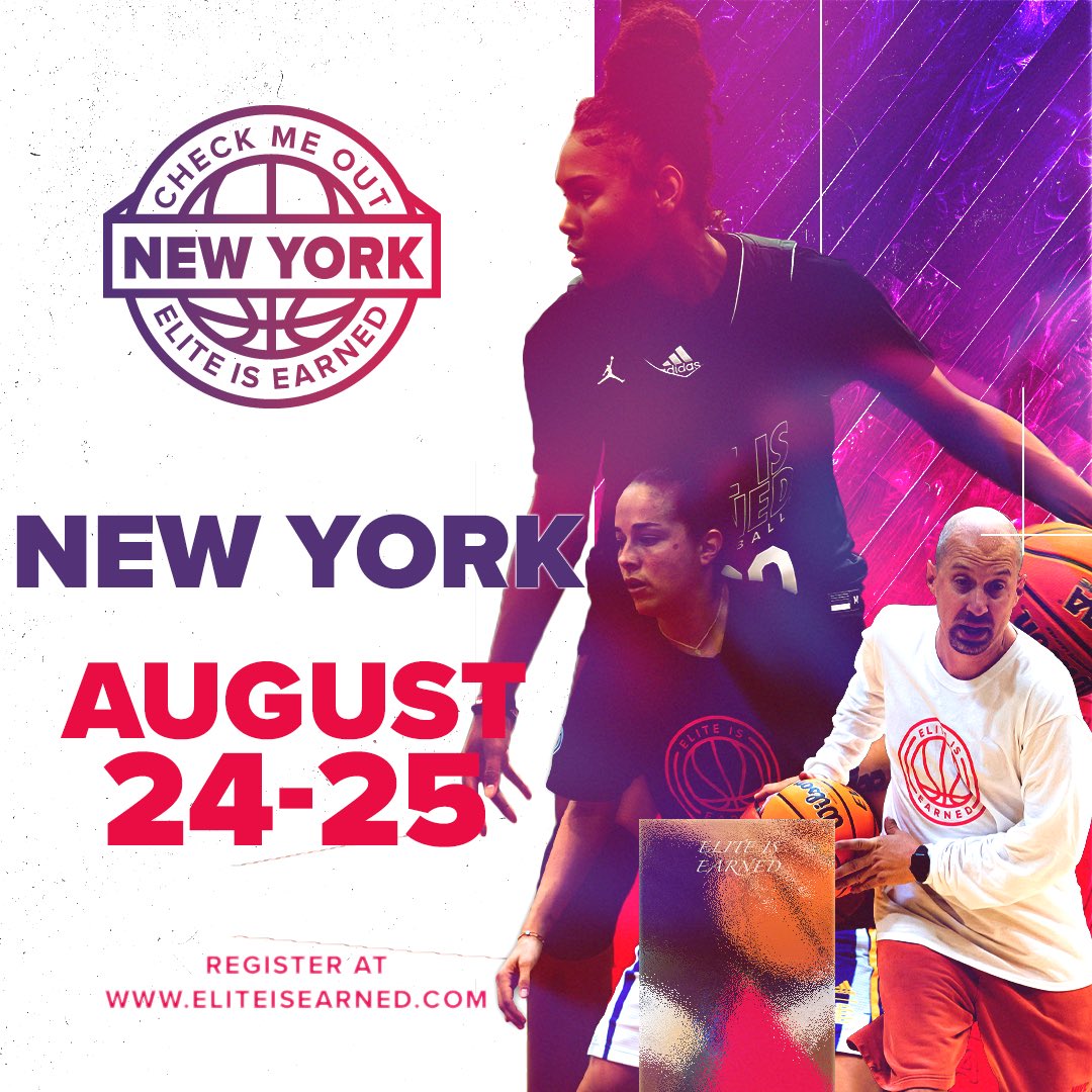 #ELITEisEARNED 📍New York 🗓️ Aug. 24-25 🔗 register.eliteisearned.com/site/register/ We’re back. Invitation not required if you are ABOUT THE WORK!