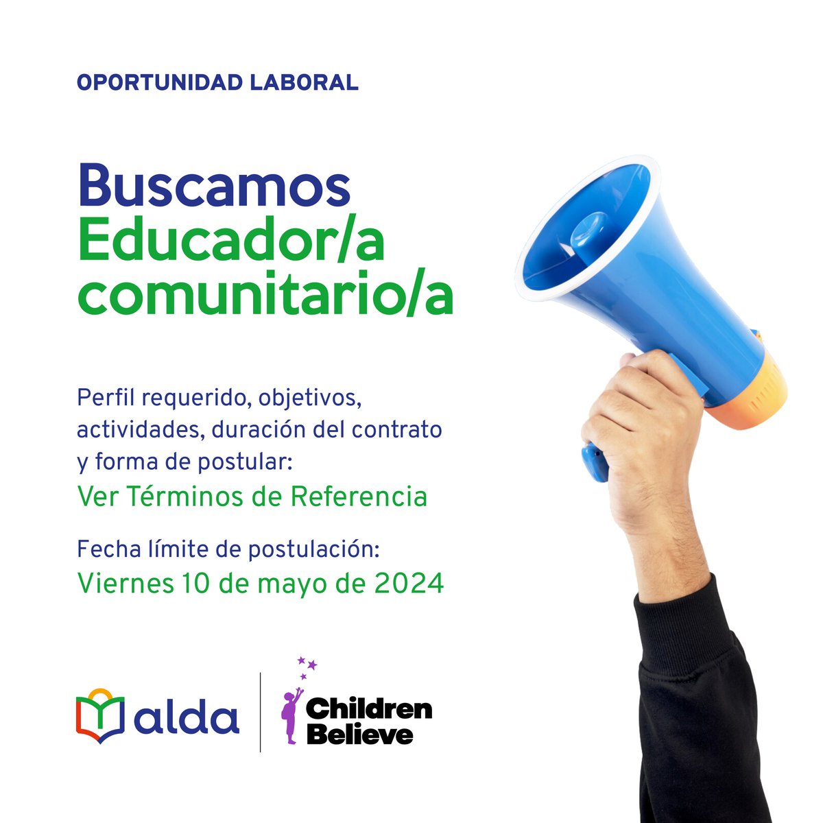 📢 ¡Unite a nuestro equipo! Si te apasiona el trabajo con niñas, niños y adolescentes, ¡esta es tu oportunidad! 👇 Conocé todos los detalles en los términos de referencia: 📄 Facilitador/a: bit.ly/TDR_facilitado… 📄 Educador/a: bit.ly/TDR_educador-a