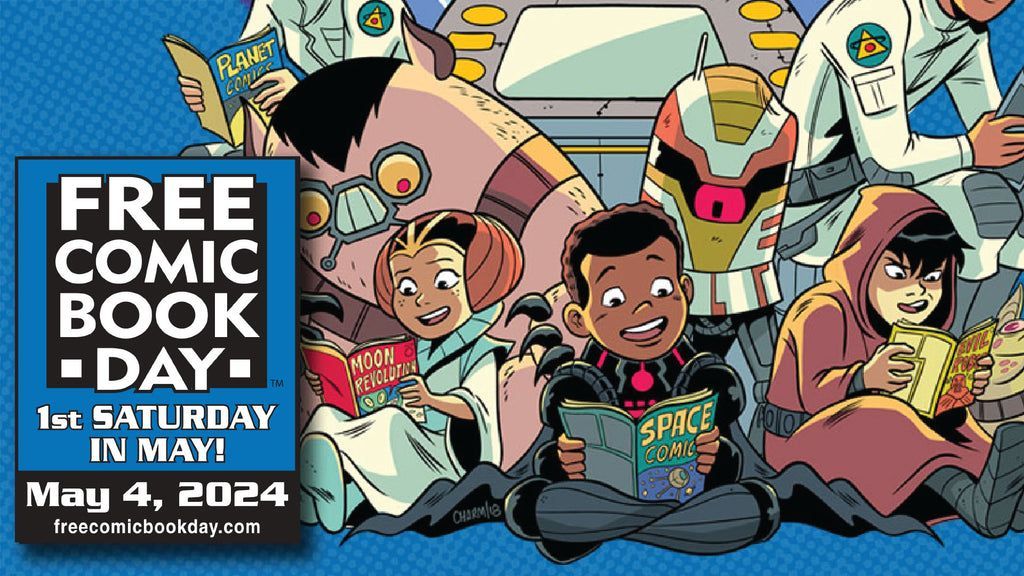 FREE COMIC BOOK DAY IS HERE! Join us for a day of free comical books, creator signings, and a storewide sale. Everything in the store is 3d6% off. Details are in the link below and will be up on signs at the resgisters and around the shop. buff.ly/3xQxZ7G