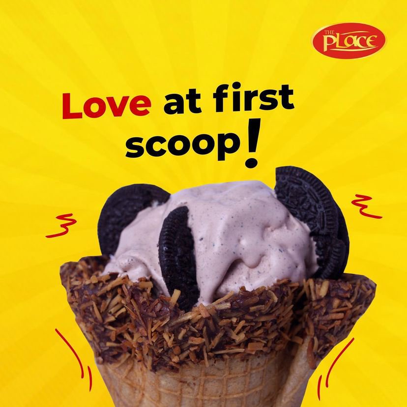 Fall in love with our ice cream at first scoop!

Creamy and indulgent, our ice cream is the perfect treat.

Made from fresh, natural ingredients, you can taste the quality in every bite.

Bring your loved ones and enjoy a sweet escape at our Restaurant.

#ThePlace #IceCreamLover