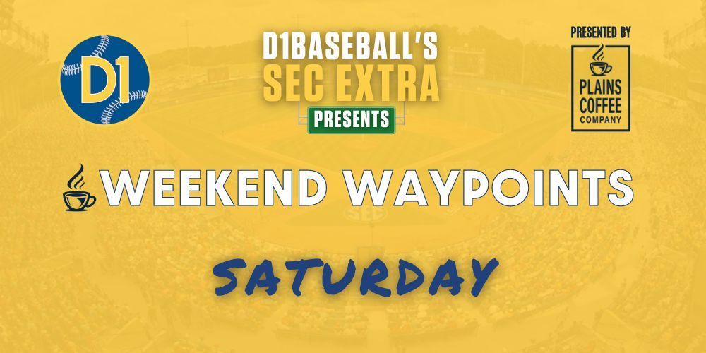 𝐈𝐂𝐘𝐌𝐈: Saturday Waypoints – SEC Baseball This Weekend with Joe Healy [5-4] On this episode of Weekend Waypoints, Joe Healy recaps Friday's action around the SEC before taking a peek at what's ahead on Saturday. 🔗 buff.ly/3y5jvRt