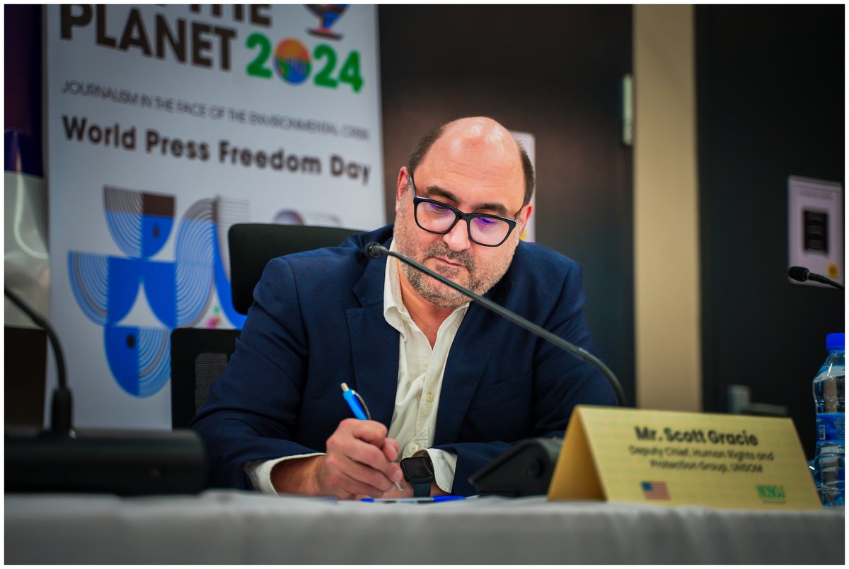 During the #WorldPressFreedomDay Symposium, participants engaged in lively discussions on 'Elevating Environmental Consciousness through Journalism'. Speakers from ICE Institute, UNSOM Human Rights and Protection Group and seasoned journalist made candid presentations, followed