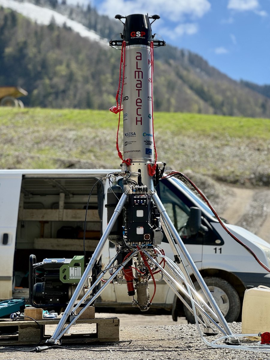 Testing Colibri, we maintain fuel pressure with an external air bottle. Thanks to Freesport's compressor, it fills up to 300 bars for consistent 40-bar fuel pressure during flight.🚀