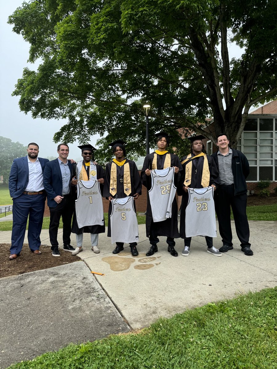 Congrats to our Seniors, Marcus, Tahli, Calvin, and Abe on graduating today. Well done!
