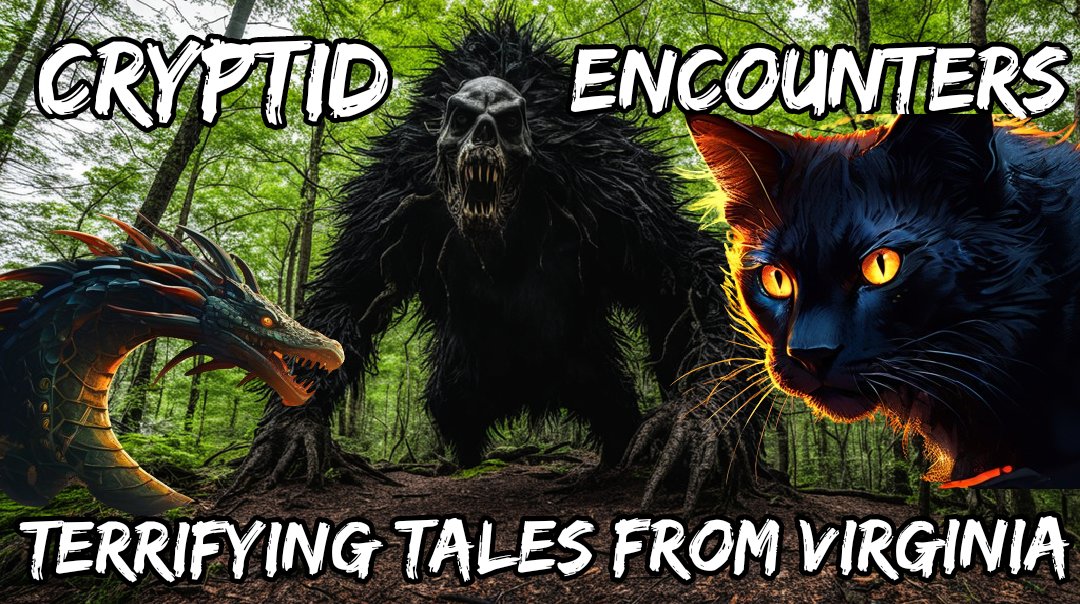 🚨🚨NEW VIDEO ALERT!!!🚨🚨
We've got a bran new video out now where we go over some Virginia cryptids!!!
Watch it here: youtube.com/watch?v=HUWg82…

#folklore #Virginia #stories #appalachia