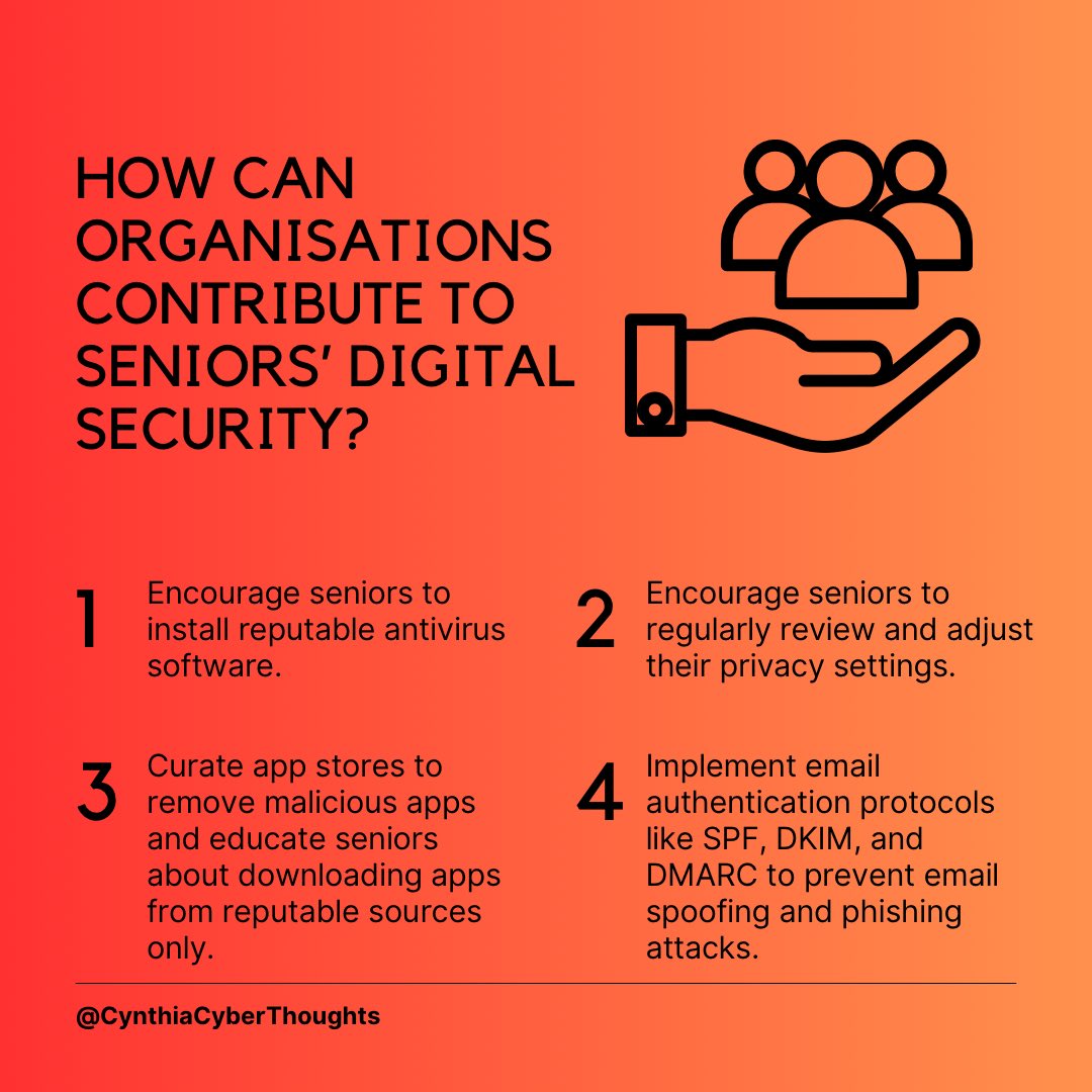 Signing out of this year’s Seniors’ Digital Safety Series highlighting app security for seniors’ digital safety. 

 #2024SeniorsDigitalSecurity #AppSecurity