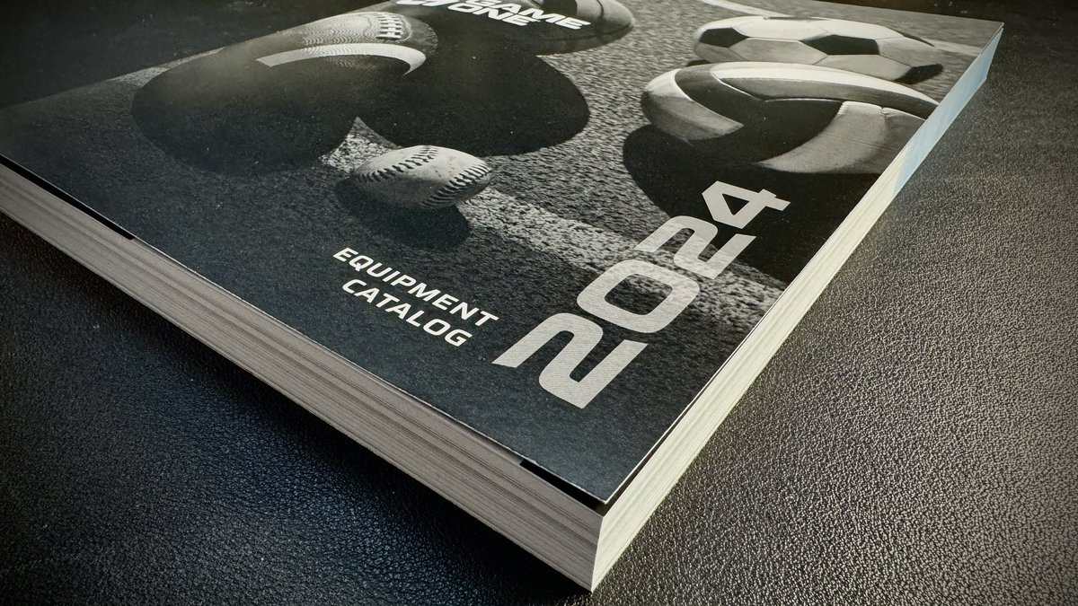 loringe's tweet image. Fresh off the press…the 2024 Game One equipment catalog! The GO team killed it with this catalog!