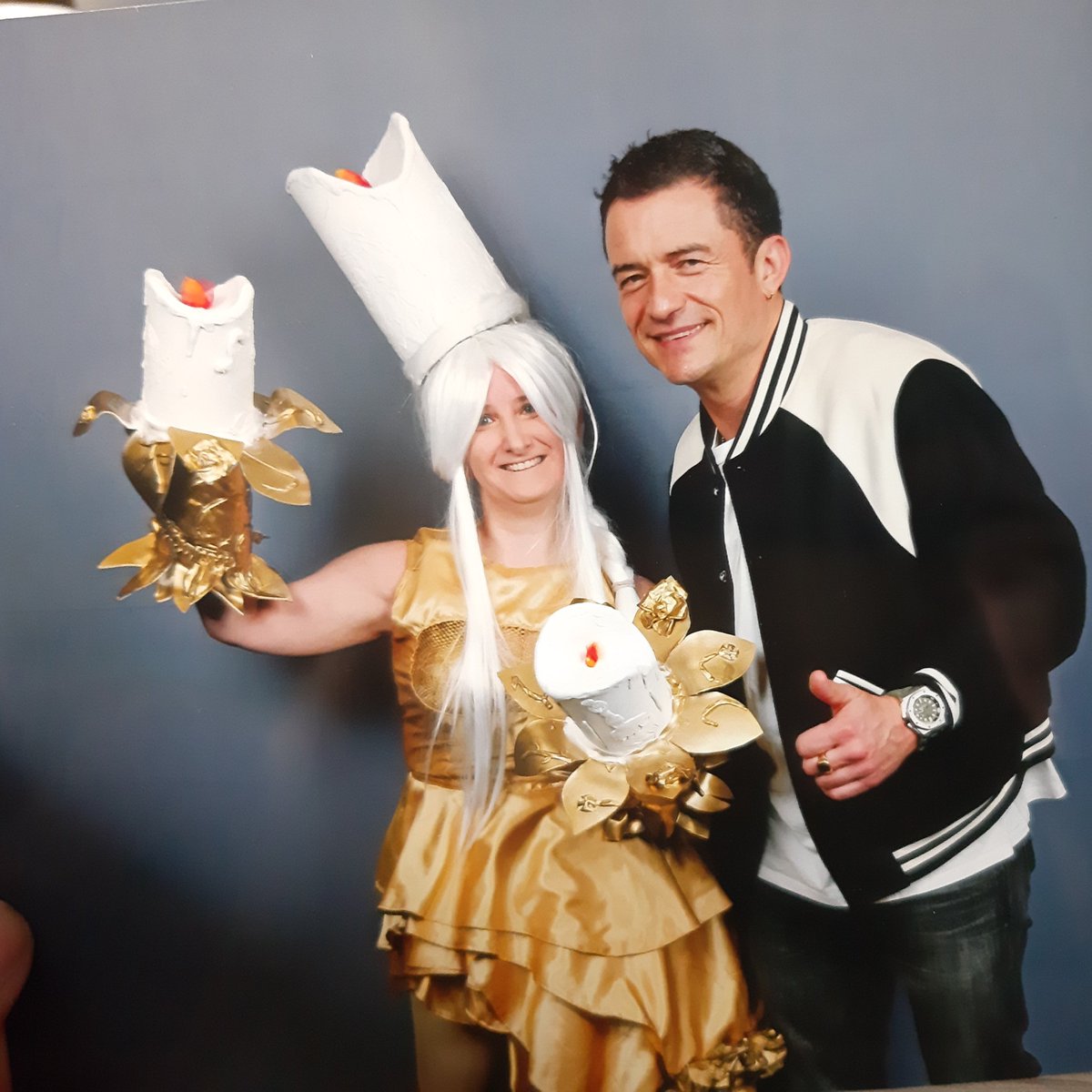 My picture with Orlando Bloom at <a href="/comconliverpool/">Comic Con Liverpool</a> 2024
#Cosplay #cosplayproject #cosplayprogress #convention2024 #Lumiere #beautyandthebeast #orlandobloom