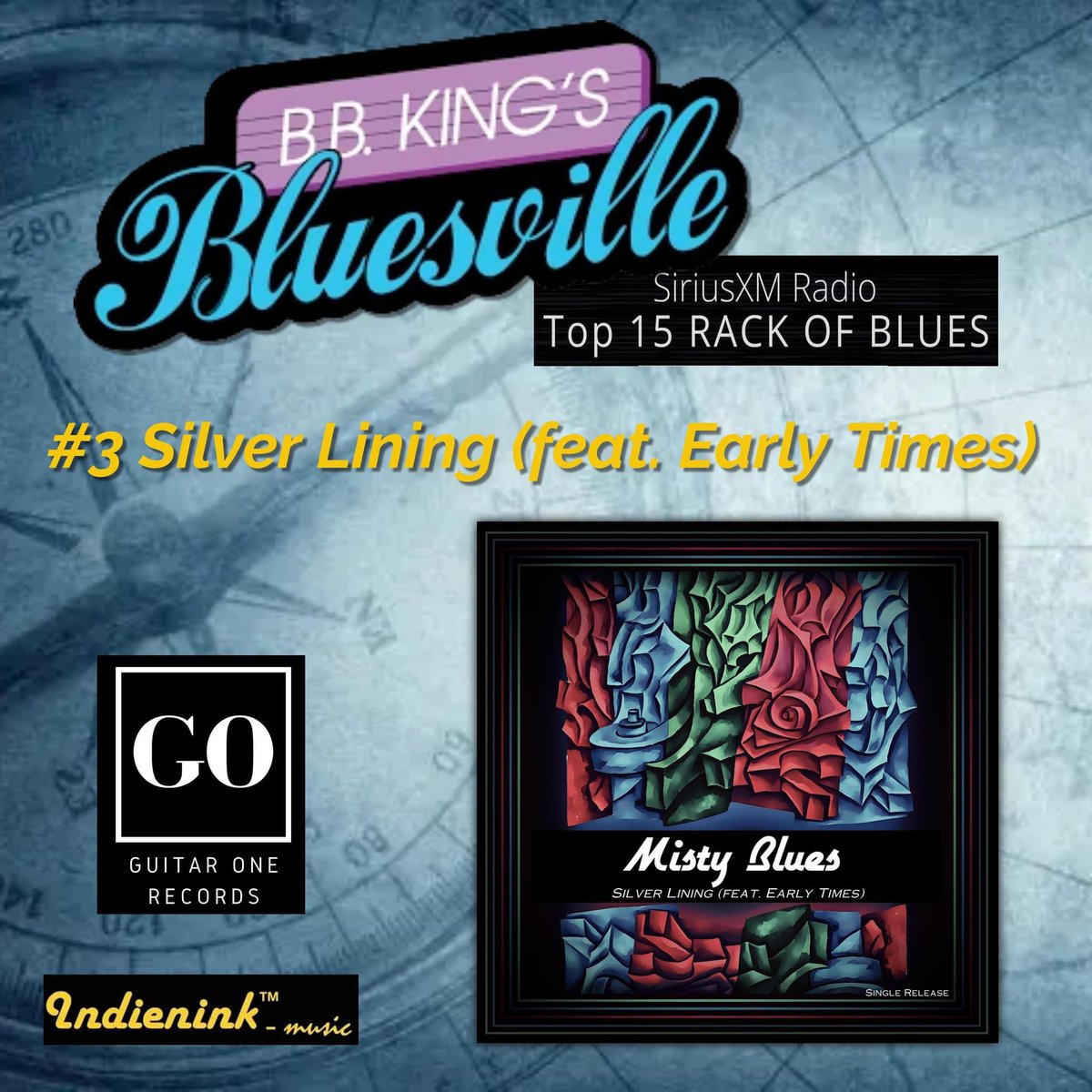 TOP 3 on Siriusxm Bluesville’s Rack Of Blues for a 2nd week!!! Get a digital copy of our 25th Anniversary album “Silver Lining.” Special pricing in place until May 10th. mistybluesband.bandcamp.com/album/silver-l…