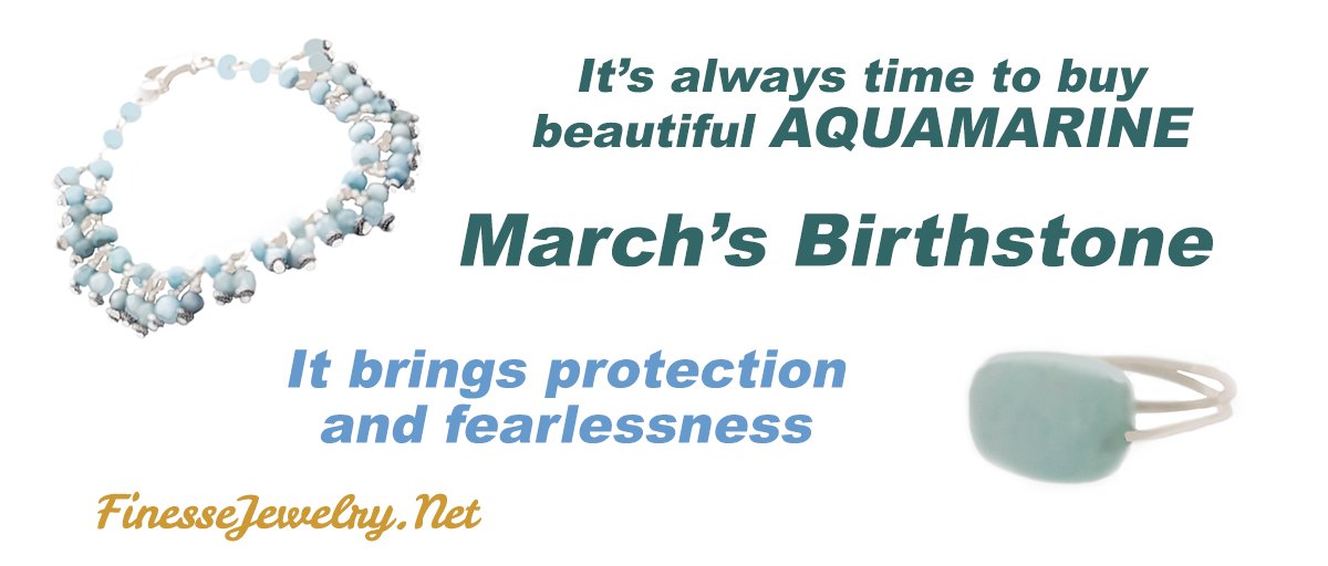 #FinesseJewelry #birthstones #Gemstones #Aquamarine Our jewelry store has March's birthstone on sale for 50% off. Take a gander at the history and meaning of it: finessejewelry.net/blogs/educatio…