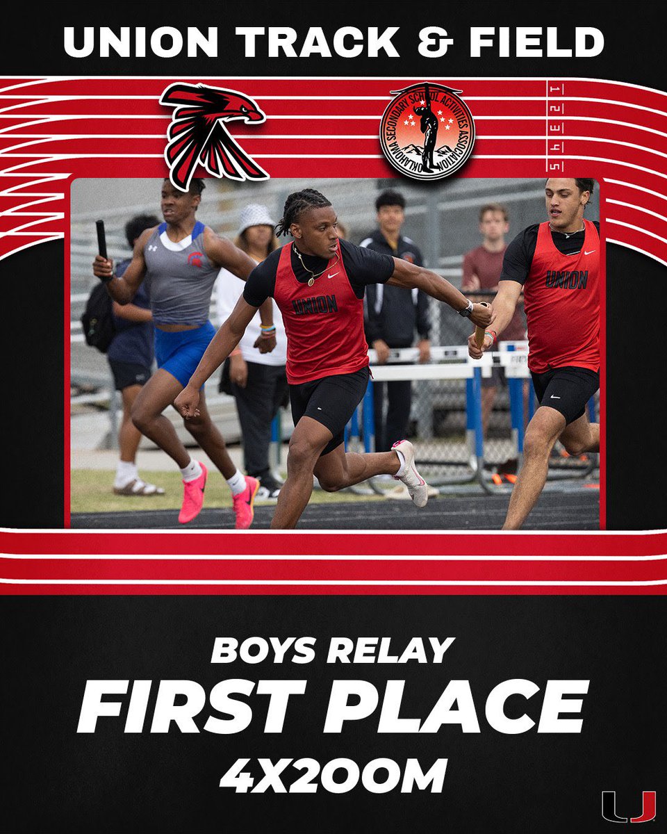 Huge shoutout to our Boys Varsity 4x200 relay team for their 1st-place finish at Regionals. You are unstoppable! #Champs Ashton Cunningham, Boston Carrasco, Daijon Gaines, Jarek Watie